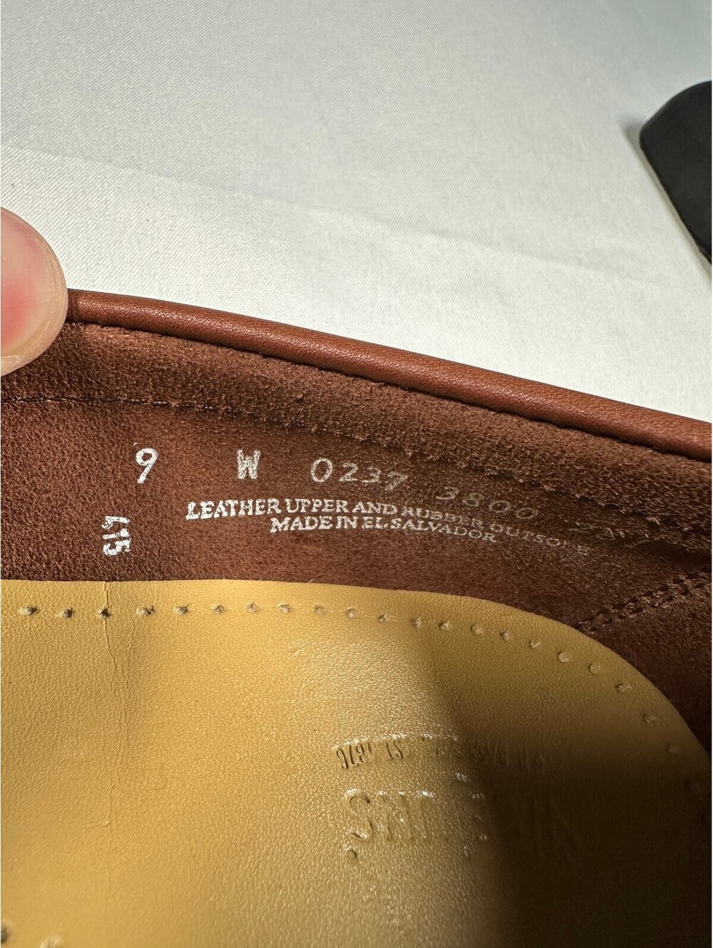 G.H. Bass Weejuns Kathleen Cognac Brown Leather Penny Loafers Women's 9 W Wide - Picture 7 of 7